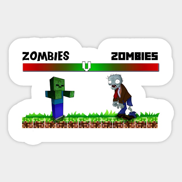 Zombies Sticker by pinesdesigns